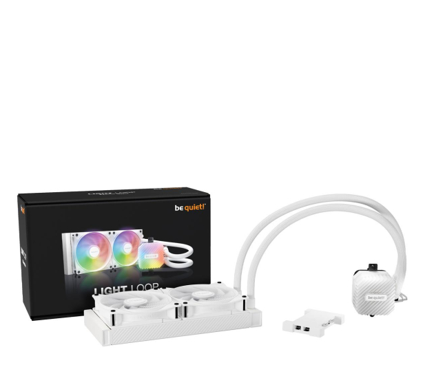 BE QUIET! Light Loop 240mm White 2x120mm - 1279158 - zdjęcie 4